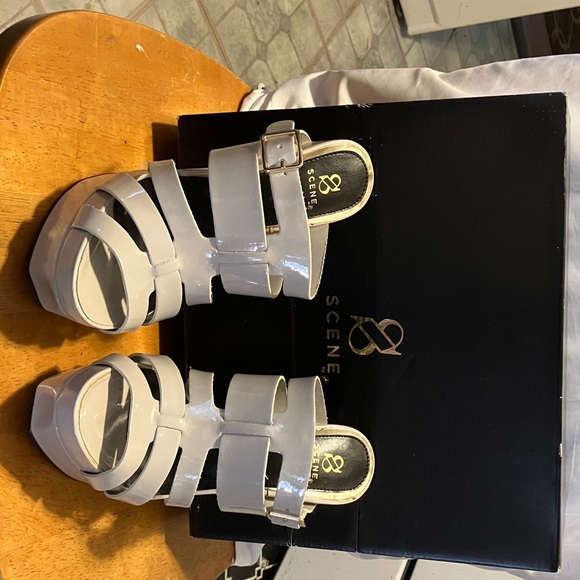 New with box.  Sky high 6” stiletto , lite grey , sz 7  never worn or used great - Picture 1 of 10